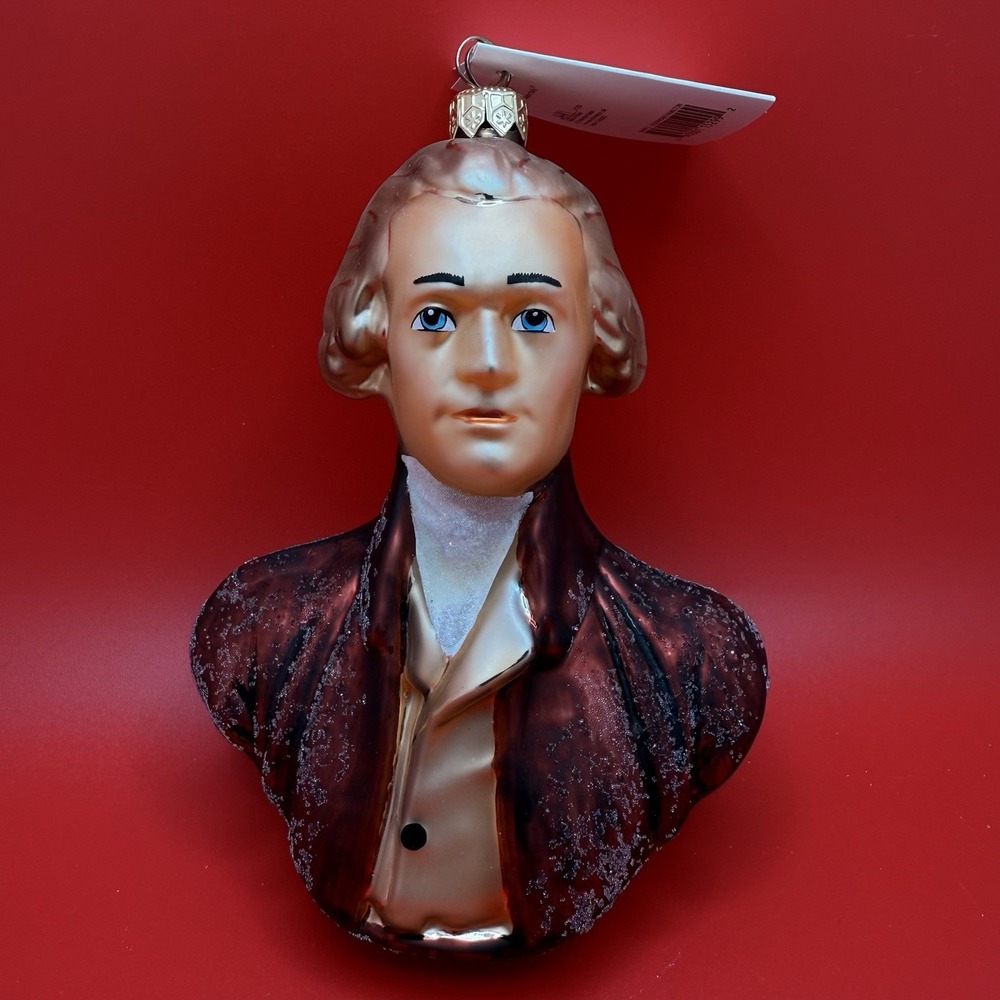 Vintage 1998 Christopher Radko "Alexander Hamilton" Patriots Series‎ Ornament